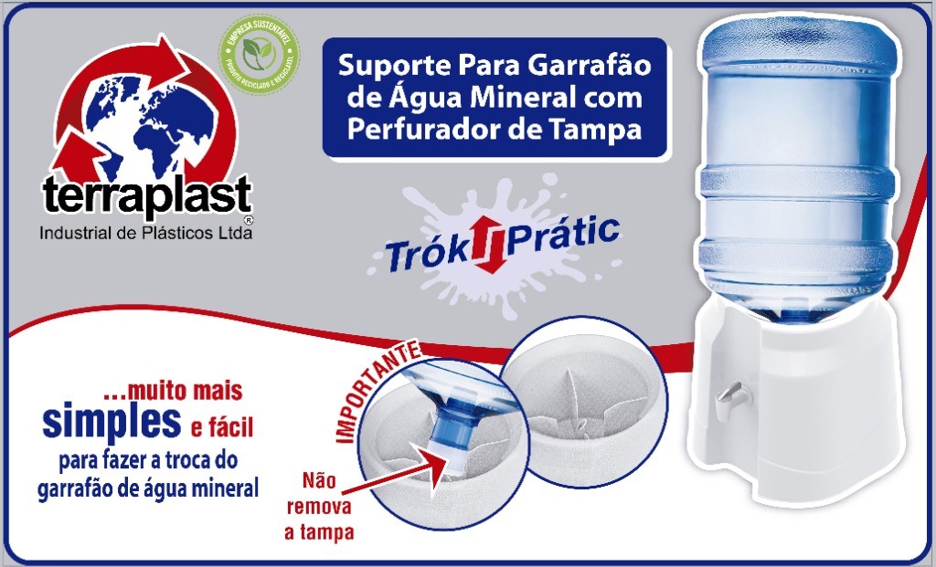 Suportes Trok-Prátic para Garrafão de Água Mineral